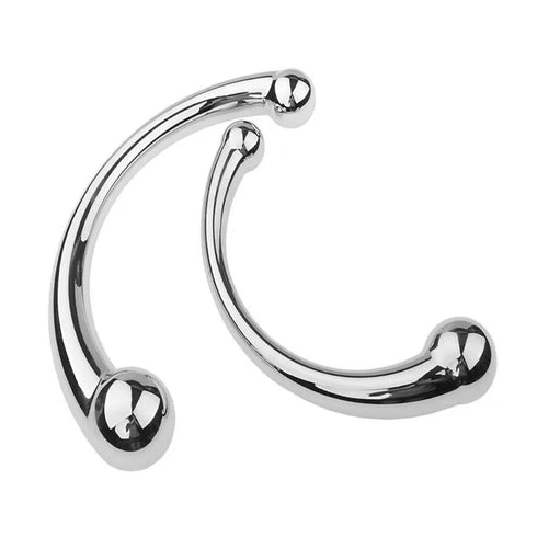 Double Elegant Stainless 5858 Steel Ended Hook Anal 0818